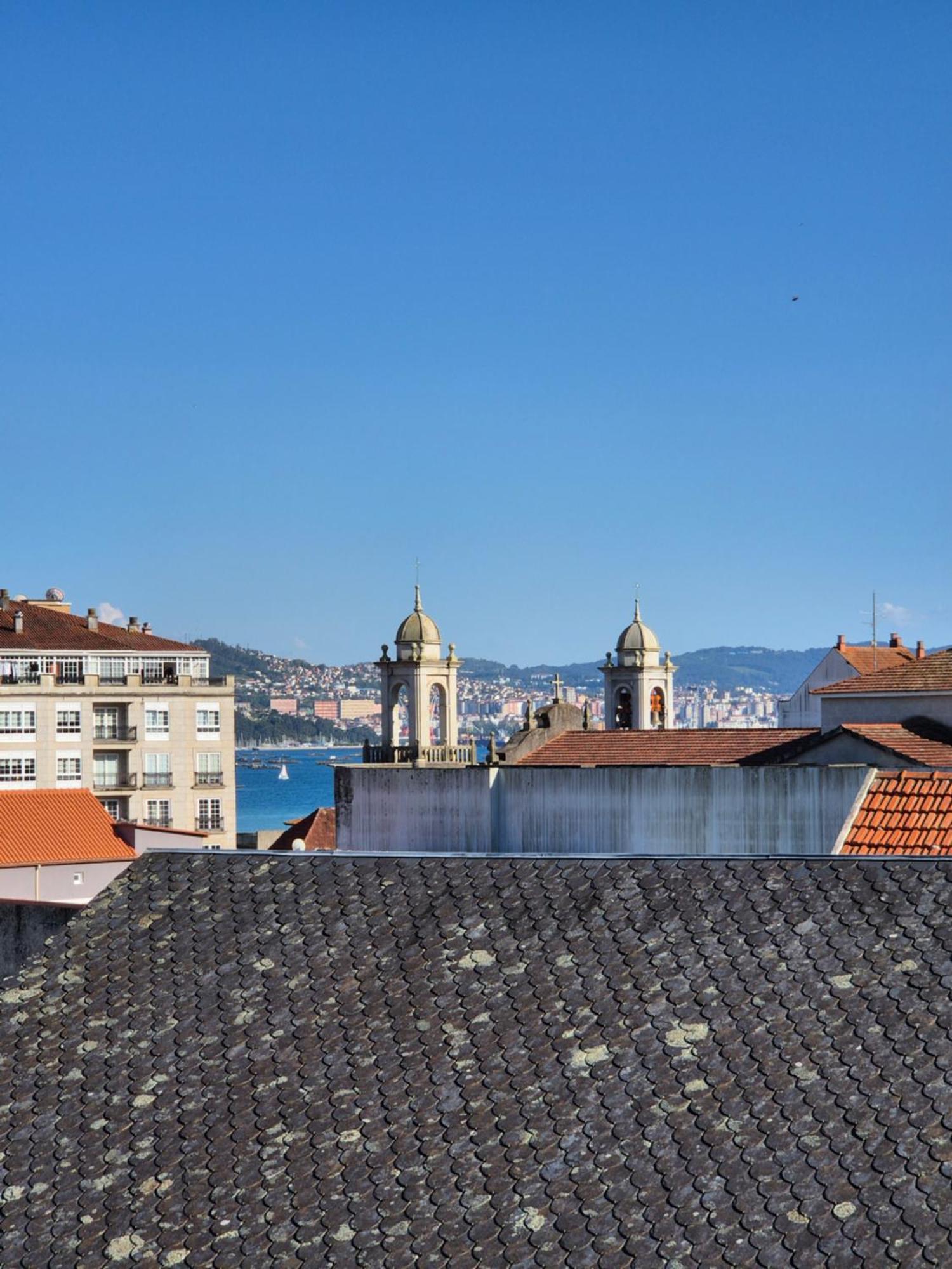 Apartamento Atico Das Barxas Moaña Exterior foto